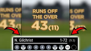 43 runs off the over!?