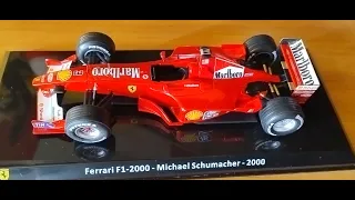 Ferrari F1 2000 Michael Schumacher - 1/24 - Marlboro decals Miniature Centauria Le grandi Ferrari F1