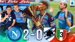 IL GIORNO PIÙ BELLO della NOSTRA VITA!! Bordocampo al Maradona, Napoli-Samp 2-0 e Premiazione