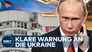 UKRAINE-KRIEG: Ruf nach Rache - Drohnenangriff auf Moskau schockt Putin