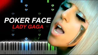 Lady Gaga - Poker Face Piano Tutorial