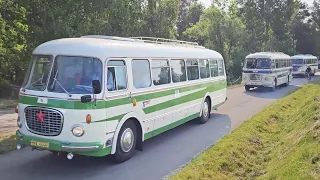 Sraz autobusů Škoda RTO a dalších vozidel - Lešany 2023 |  Historic bus parade