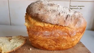 ХЛІБ без замісу руками Рецепт Домашнього хліба, який довго не черствіє