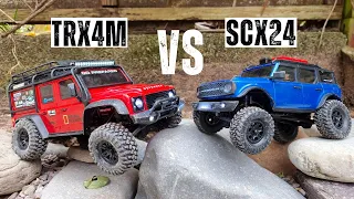 Which One Should YOU Buy? - Traxxas TRX4M vs Axial SCX24 Comparison