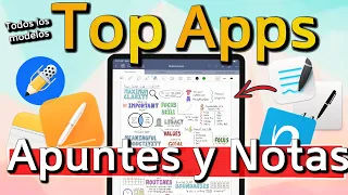 MEJORES APPS para hacer APUNTES y NOTAS en IPAD✏️Con APPLE PENCIL📚