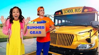 Last Day On The School Bus for Ellie and Jimmy | Ellie Sparkles | WildBrain Zigzag