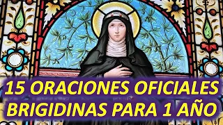 15 Oraciones OFICIALES BRIGIDINAS para 1 año (Oraciones de Santa Brígida de Suecia)