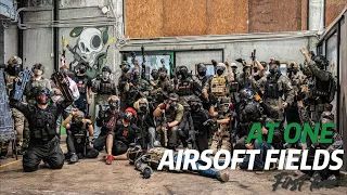 AIRSOFTGUN | AT ONE AIRSOFT FIELDS | FIRST TIME