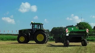 John Deere 6195M Diesel Tractor With Single Mower Conditioner