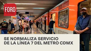 Línea 7 del Metro normaliza servicio - Expreso de la Mañana