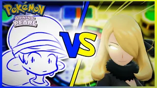 Noob Fights Cynthia for the FIRST TIME EVER | Pokémon Shining Pearl