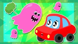 Scary Smelly Fart | Little Red Car | Kindergarten Nursery Rhyme For Toddlers