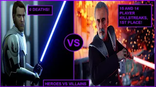 Star Wars Battlefront 2 | Obi-Wan Kenobi and Count Dooku | HvV Domination #5