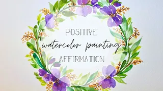 #17 | Small Step Everyday | Positive Affirmation | Watercolor Painting