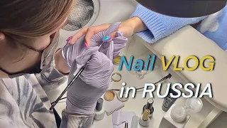 Nail VLOG | ногтевой влог | день с мастером маникюра