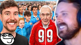 Forsen Reacts - Ages 1 - 100 Decide Who Wins $250,000 - MR. BEAST