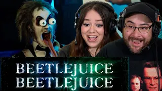 Beetlejuice Beetlejuice Official Trailer Reaction | Michael Keaton | Jenna Ortega