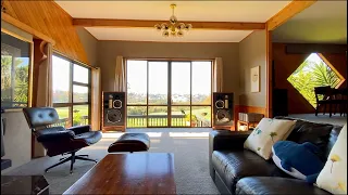 Kenrick Sound KRS 4344 Customer Video from Shaun in New Zealand　ニュージーランドのショーン様よりケンリックサウンドスピーカー空気録音動画