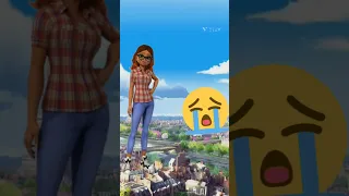 Miraculous ladybug character as  crying mode #viral #mlb  #sonic #shorts#crying #adrien