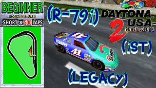 Daytona USA 2 Power Edition: Scorpio Plasma MT (Beginner 500 Lap Challenge)