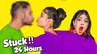 Stuck With My *Sister* For 24 Hours!! *Public Reaction*😱