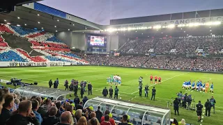 Ibrox Performs Powerful National Anthem | Rangers 0-3 Napoli | Match Atmosphere & Reaction