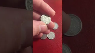 Монеты Британской Гвианы. 4 пенса. Виктория. Эдуард 7. Георг 5 и Георг 6
