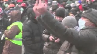Драки на майдане/Maidan fighting