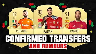 FIFA 21 | NEW CONFIRMED TRANSFERS & RUMOURS! 😱🔥 ft. Kabak, Cutrone, Ramos... etc