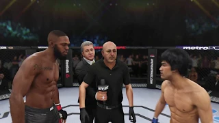 Jon Jones vs. Bruce Lee (EA Sports UFC 3) - CPU vs. CPU - Crazy UFC 👊🤪