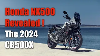 Honda NX500 revealed - The CB500X 2024