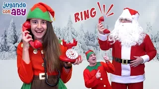 EL RETO ELFO 🎄 Llamo a Santa Claus por teléfono y le ayudo a envolver regalos