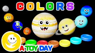 Colors 🖍️ and Planets 🪐 for BABY | Planets | Mercury Venus Earth Mars Jupiter Saturn Uranus Neptune