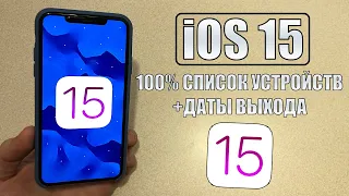 iOS 15 список устройств и дата выхода iOS 15! 100% список устройств iOS 15!