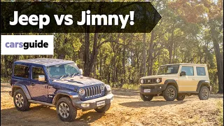 Suzuki Jimny vs Jeep Wrangler Overland 2019 off-road review