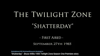 Shatterday   Bruce Willis 1985 Twilight Zone Season One Premiere story