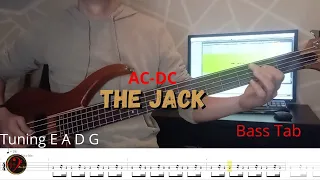 AC- DC - The Jack (Cover Bass+tab)(Play Along)