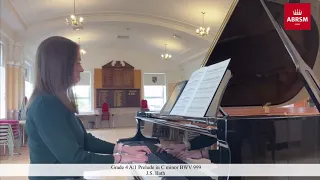 Grade 4 A:1 Prelude in C minor, Bach | ABRSM Piano (2021&2022)
