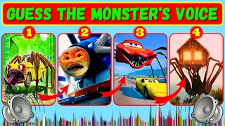 NEW Guess the Monster's Voice: Car Eater, Thomas The Train, Mcqueen Eater, House Head