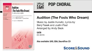 Audition (The Fools Who Dream), arr. Andy Beck – Score & Sound