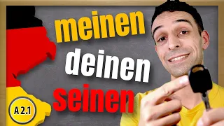 Possessivartikel Akkusativ | meinen, deinen, seinen | German possessive articles