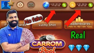 Carrom pool unlimited coins and gems || 2023 New diamond 💎 and gems