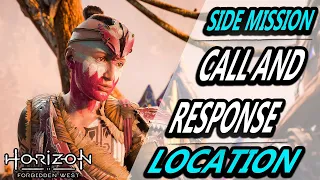 CALL AND RESPONSE Side Mission Location - Horizon Forbidden West (PS5)