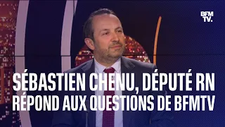 Sébastien Chenu, député RN du Nord, répond aux questions de BFMTV