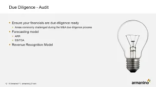 M&A Advisory Series: Planning & Due Diligence