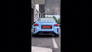 BMW M2 G87 with catless downpipe sound check