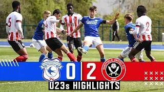 Cardiff City 0-2 Sheffield United | U23s PDL Highlights | Seriki & Boyes Goals, Brunt double assists