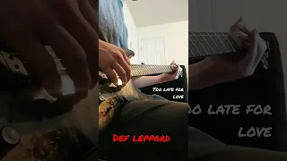 Def Leppard - Too Late For Love Riff