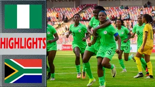 South Africa vs Nigeria Highlights | Olympic Women's Football Qualifiers | 4.9.2024