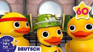 Sechs kleine Entlein - Teil 2 | Kinderlieder | Little Baby Bum Deutsch | Cartoons für Kinder